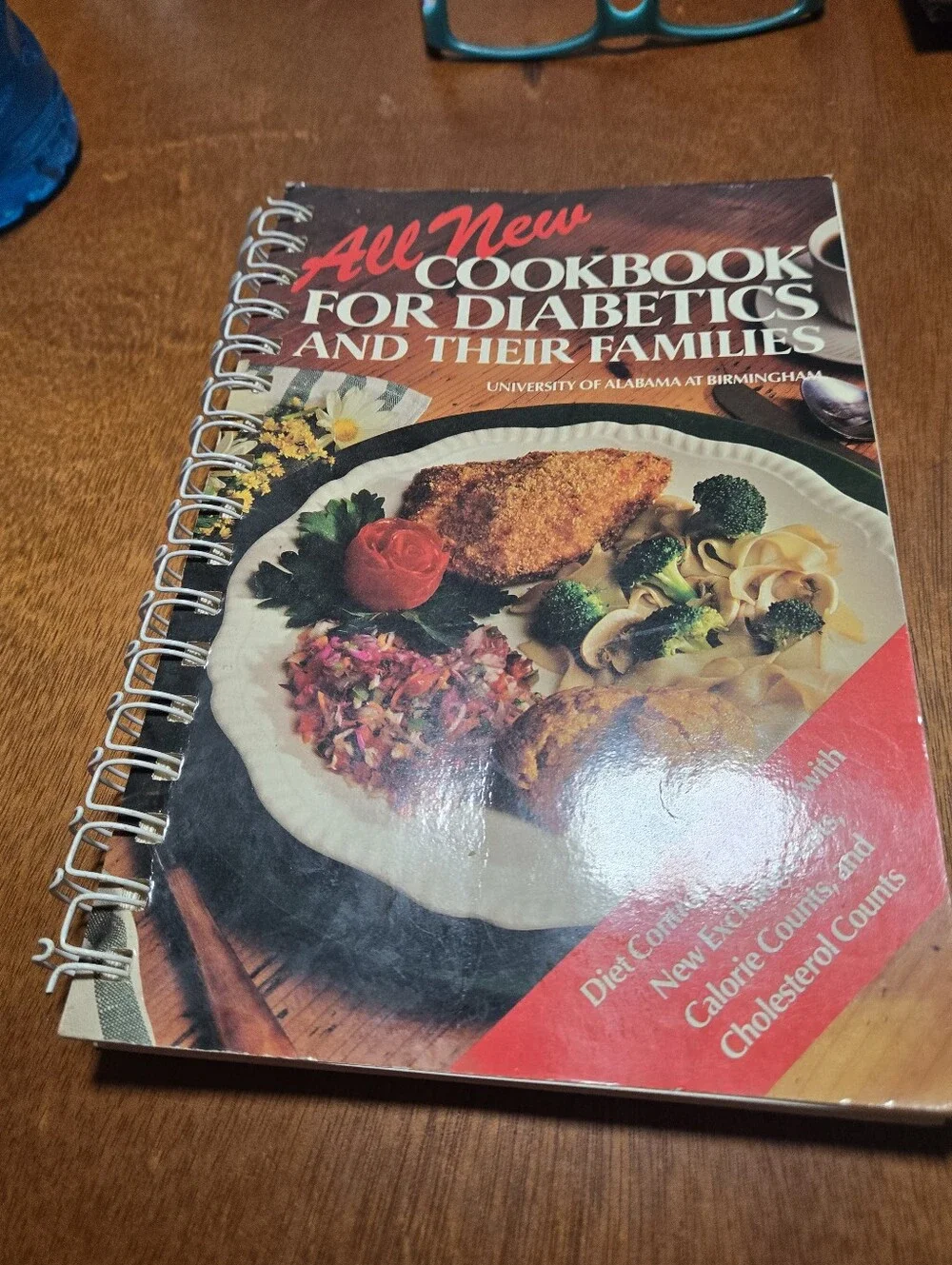 All New Cookbook for Diabetics and Their Families - Red & Brown Cover